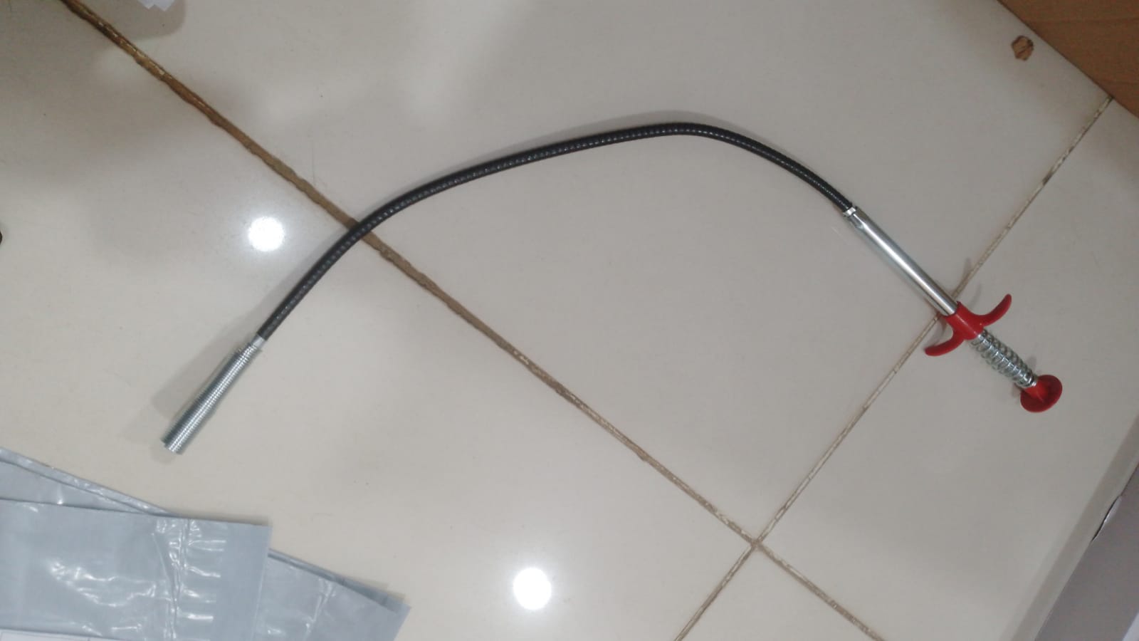 90CM Stainless Steel Sink Drain Cleaner | Flexible Spring Clog Remover